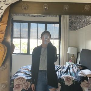 black athleta cardigan